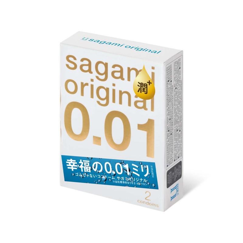 Изображение товара Презервативы Sagami Ориджинал 0,01мм с экстра смазкой 2 шт