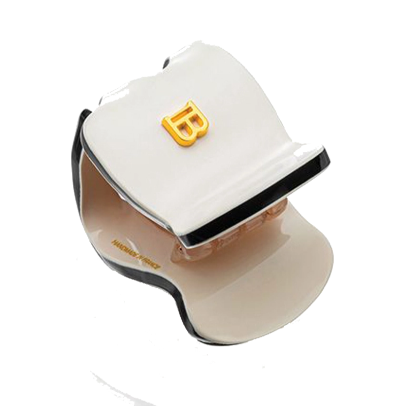 Изображение товара Балман заколка-краб рXS черно-белый стильное украшение для волос