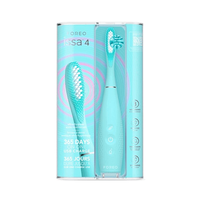 

Foreo ISSA 4 Зубная щетка звуковая гибридная Арктический синий