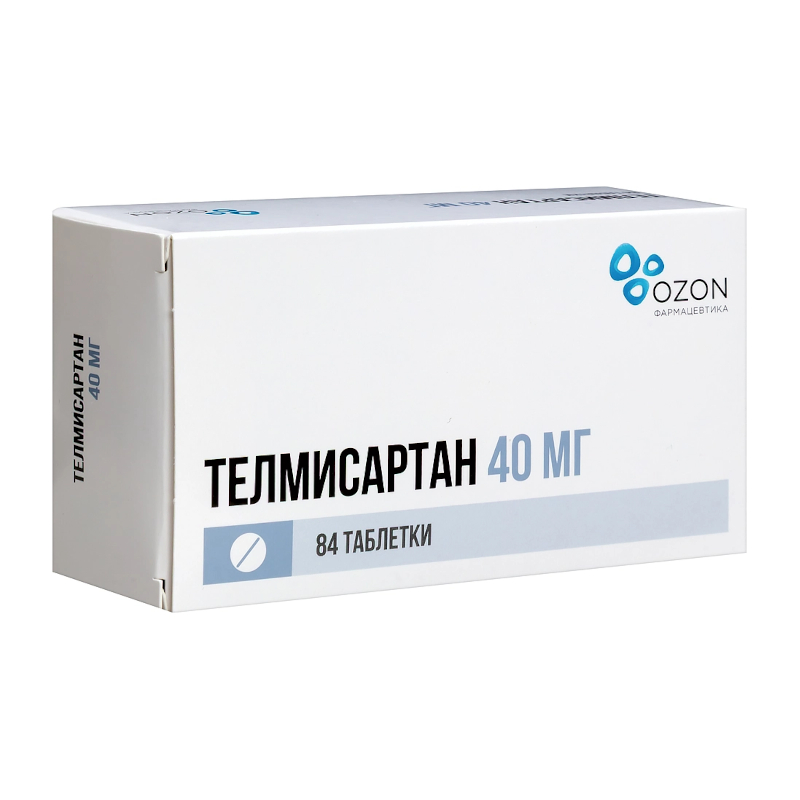 Изображение товара Телмисартан 40 мг таблетки - 84 шт, Озон
