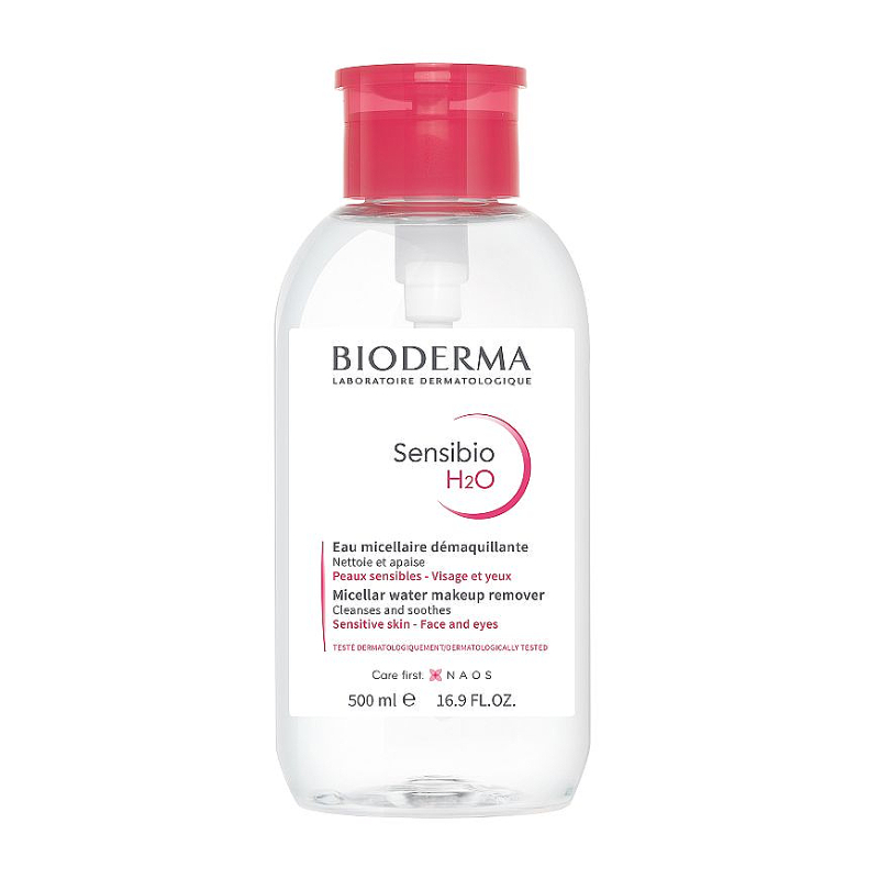 

Bioderma Сенсибио Н2О Вода мицеллярная помпа 500 м