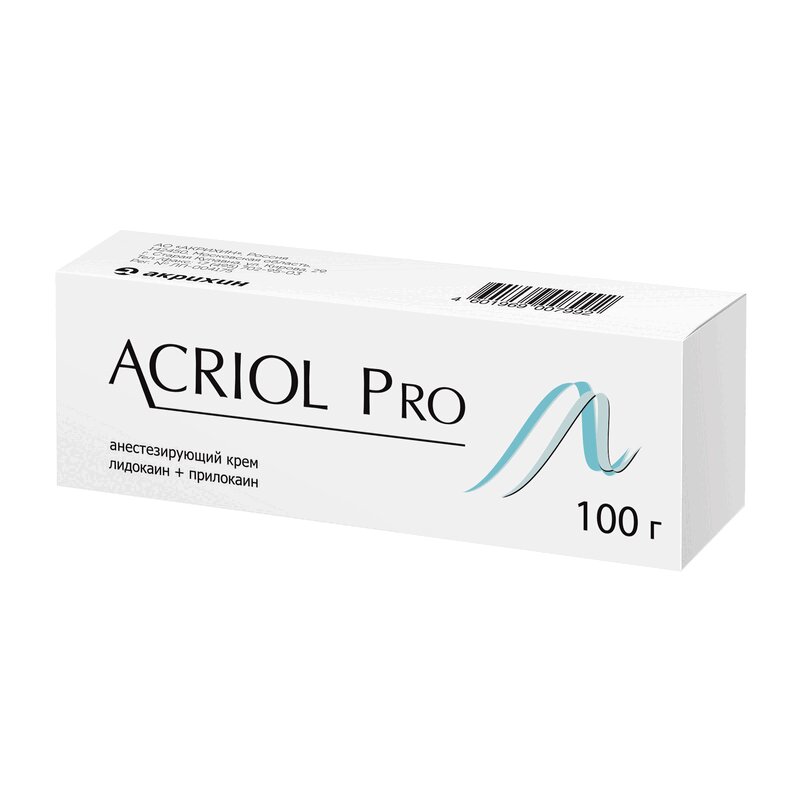 

Акриол Про 2,5%+2,5% крем для местного и наружного применения 100 г