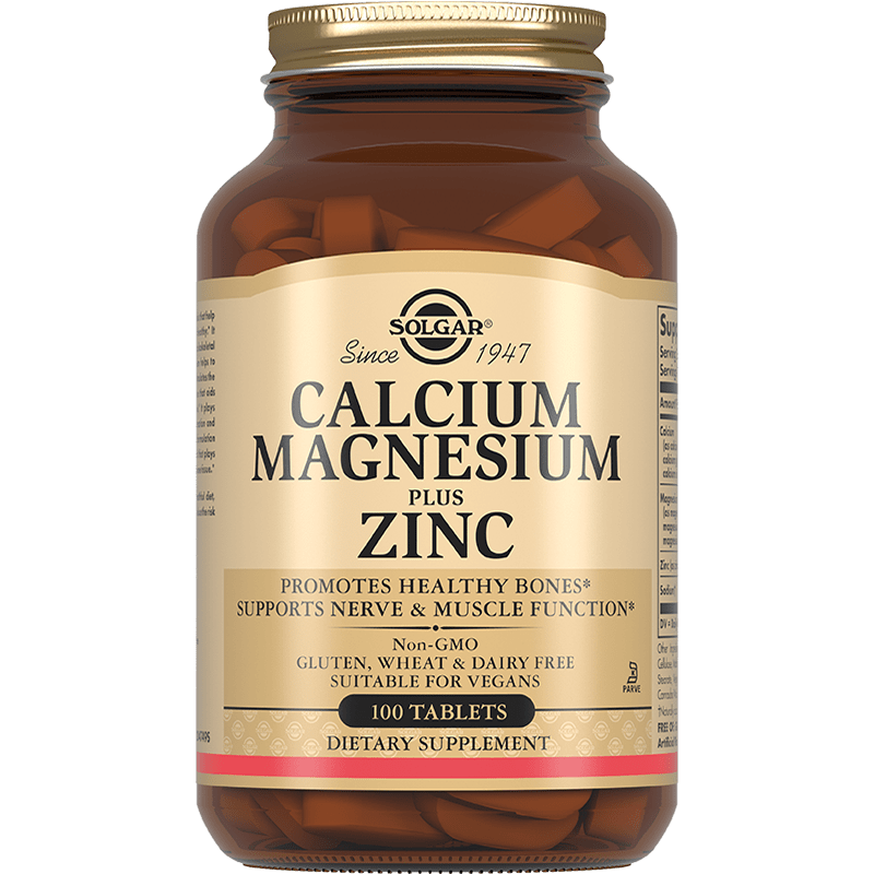 

Solgar Кальций-Магний-Цинк таблетки 100 шт