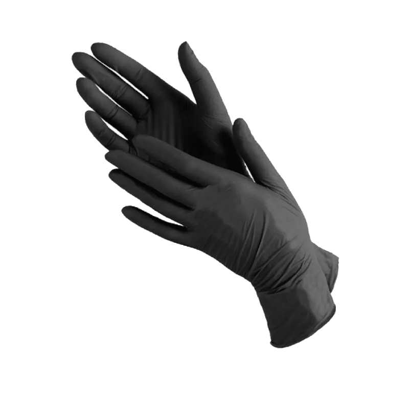 

Униксфарм Перчатки нитриловые универсальные нестерильные р.L 10 шт (5 пар) черный