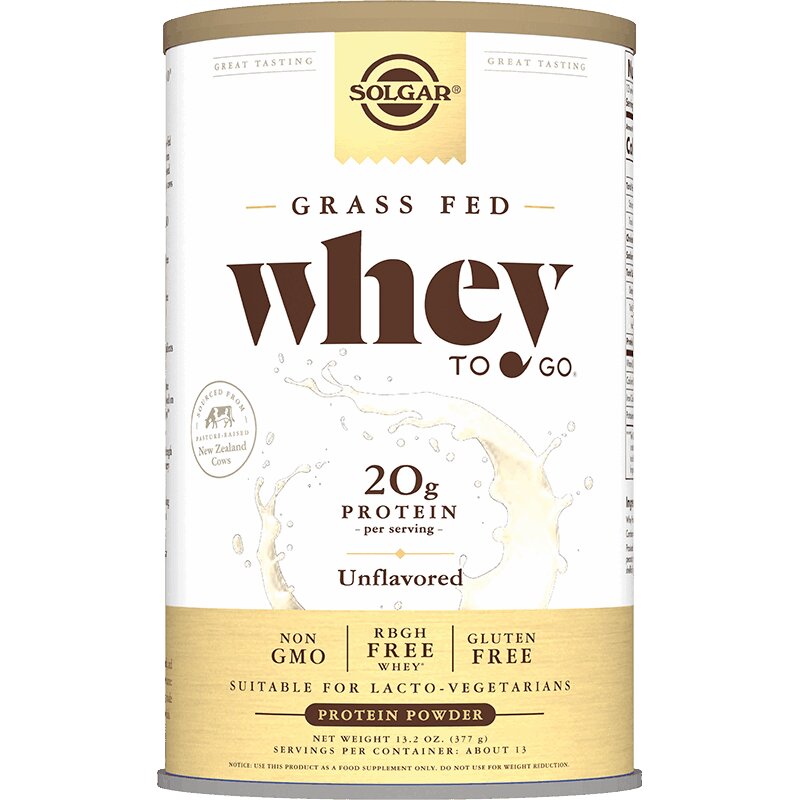 

Solgar Белковая сыворотка Вэй Ту Гоу 20 г протеин без ароматизаторов 377 г