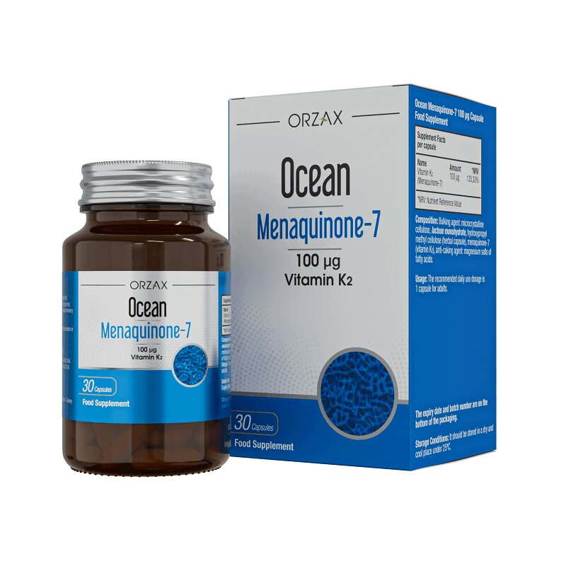 Изображение товара Капсулы Орзакс Менахинон-7 для поддержки памяти и мозговой деятельности