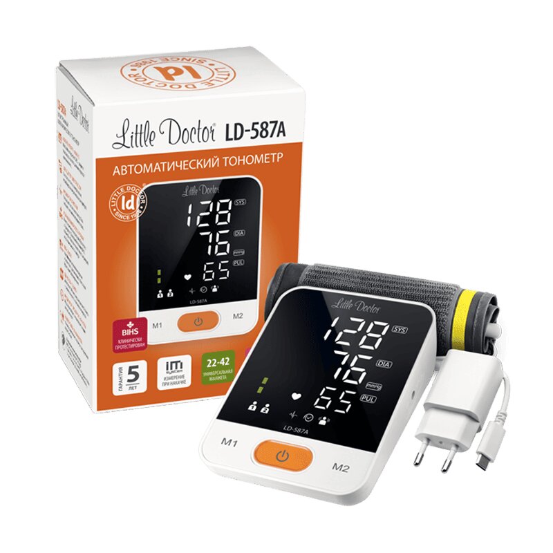 Литтл Доктор Тонометр Электронный Ld-587А