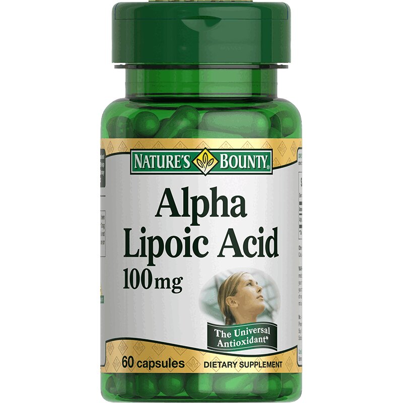 Изображение товара Nature's Bounty Альфа-липоевая кислота 100 мг капсулы 60 шт Изображение товара Nature's Bounty Альфа-липоевая кислота 100 мг капсулы 60 шт