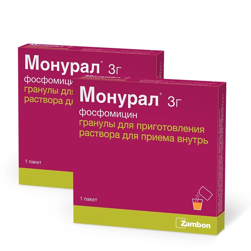 Изображение товара Монурал гранулы для приема внутрь 3 г (2 шт) Изображение товара Монурал гранулы для приема внутрь 3 г (2 шт)