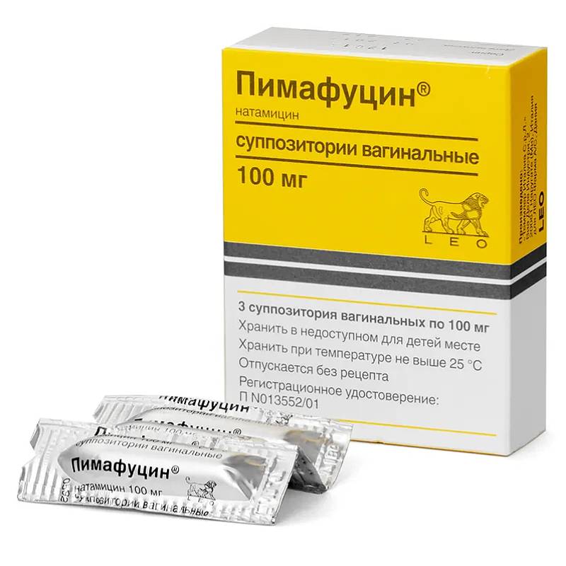 Изображение товара Пимафуцин 100 мг суппозитории вагинальные 3 шт Изображение товара Пимафуцин 100 мг суппозитории вагинальные 3 шт