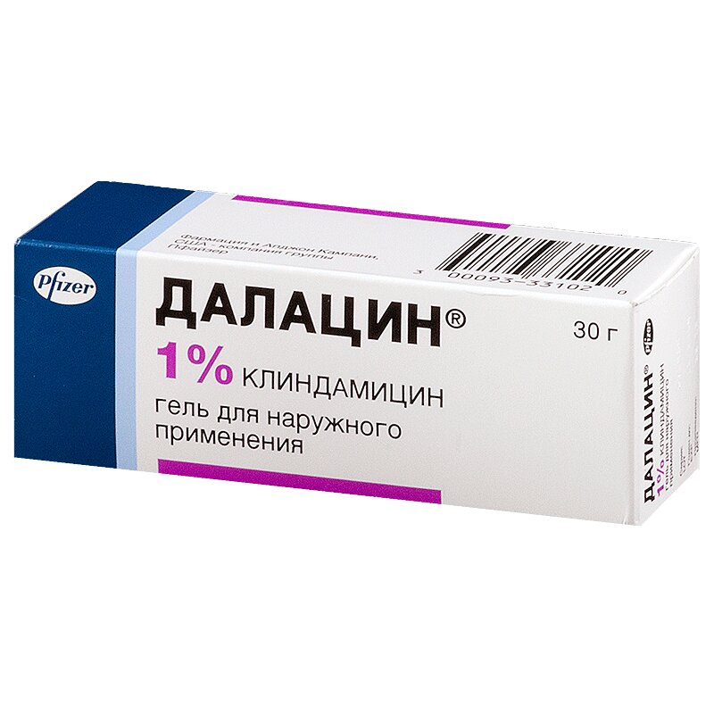 

Далацин 1% гель для наружного применения 30 г
