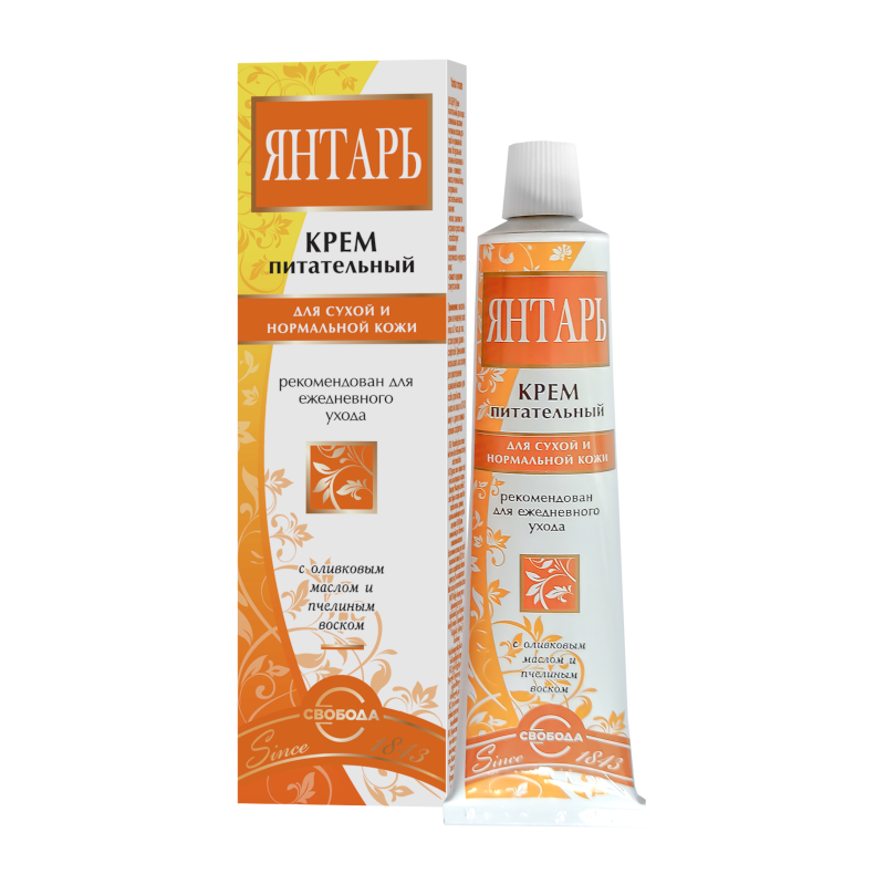 Изображение товара Янтарь Крем для лица питательный для сухой и нормальной кожи 41 г