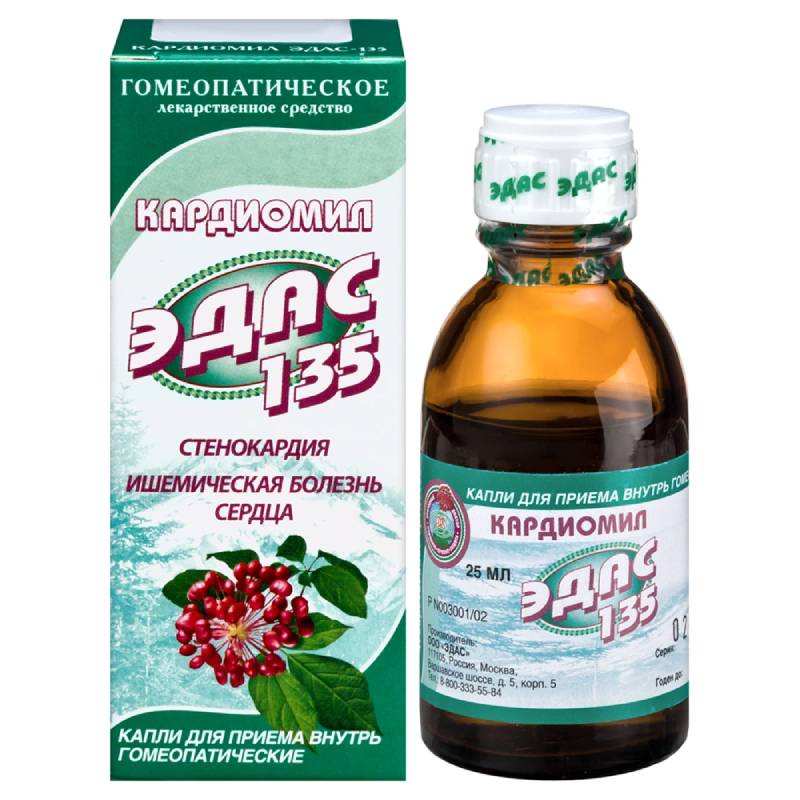 Изображение товара Эдас-135 капли фл-капель 25 мл для здоровья и ухода