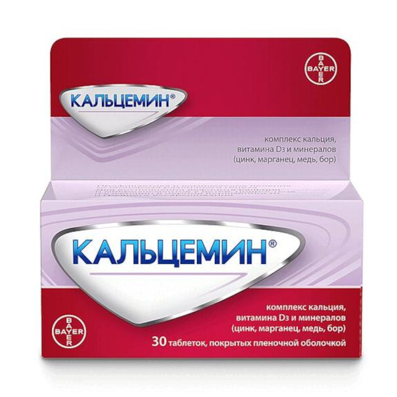 Изображение товара Кальцемин таблетки 30 шт - комплекс для укрепления костей и профилактики остеопороза
