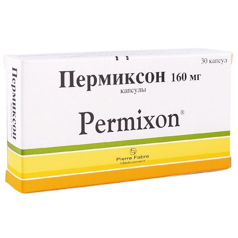 

Пермиксон 160 мг капсулы 30 шт