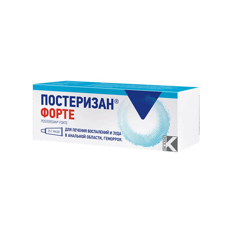 Изображение товара Постеризан Форте мазь для ректального и наружного применения 25 г