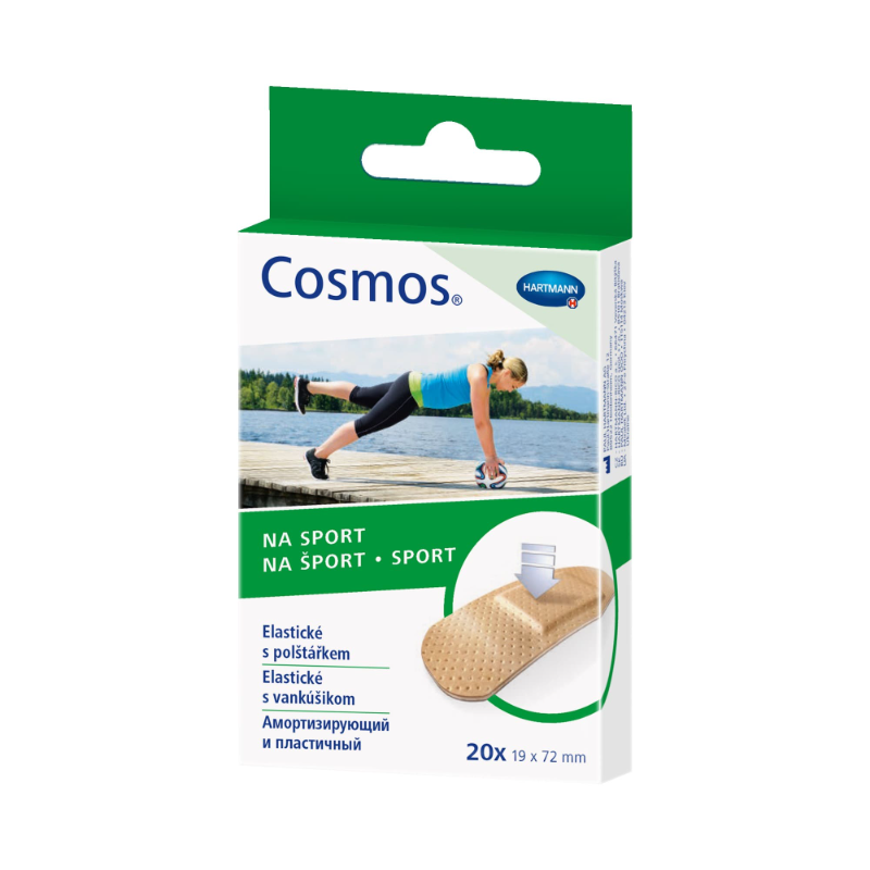 

Cosmos Sport Пластырь амортизирующий 1,9 см х 7,2 см 20 шт