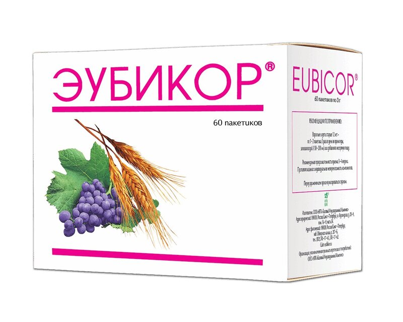 

Эубикор порошок для приема внутрь 3 г 60 шт