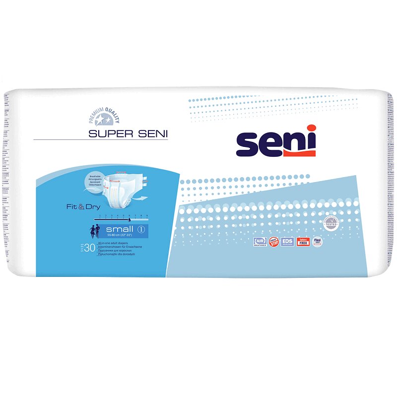 

Seni Супер Эир Подгузники р.S 30 шт