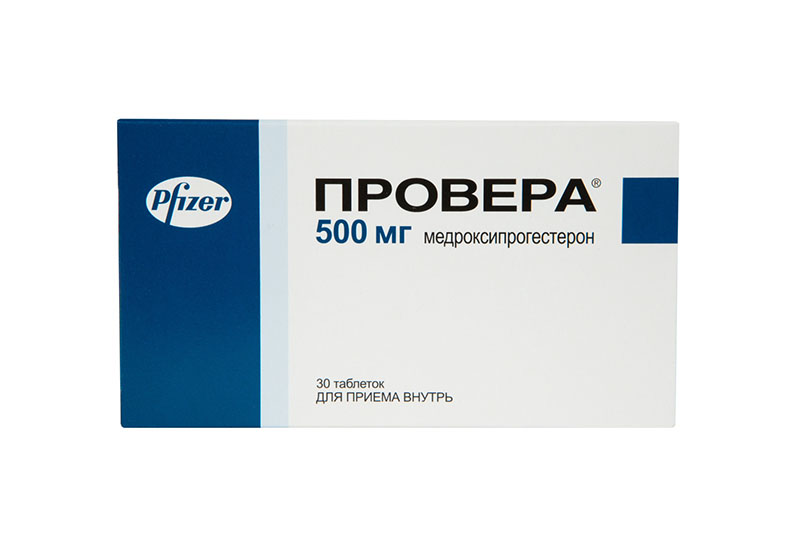 Изображение товара Провера таблетки 500 мг для гинекологии и онкологии 30 шт Изображение товара Провера таблетки 500 мг для гинекологии и онкологии 30 шт