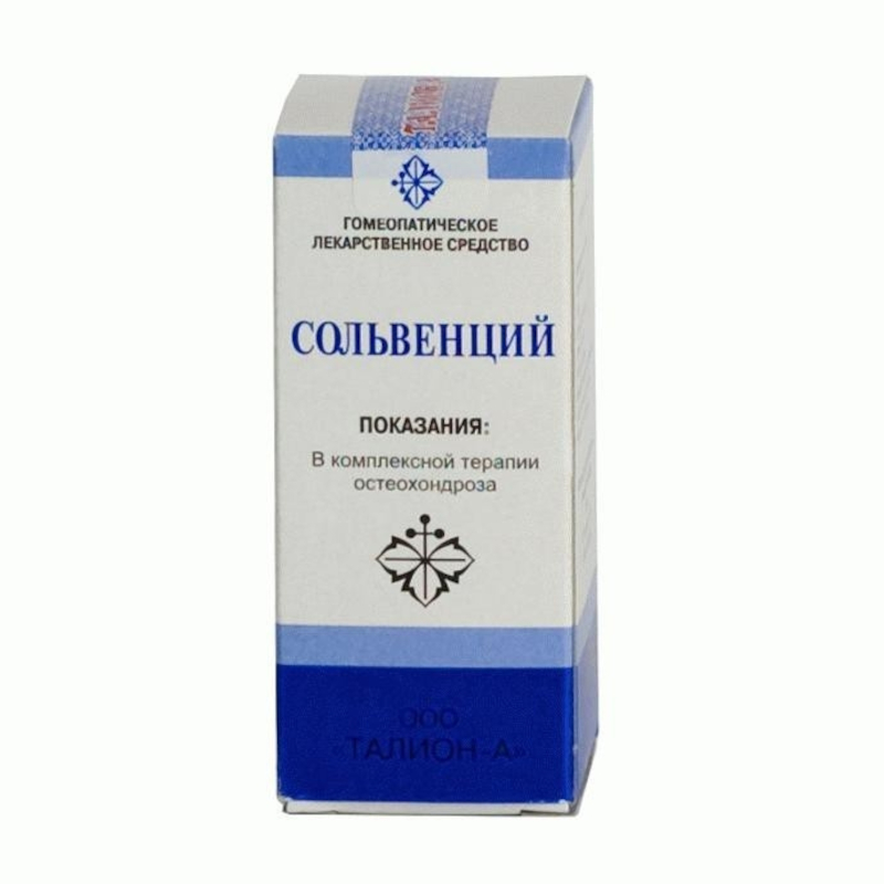 

Сольвенций капли гомеопат 25мл №1