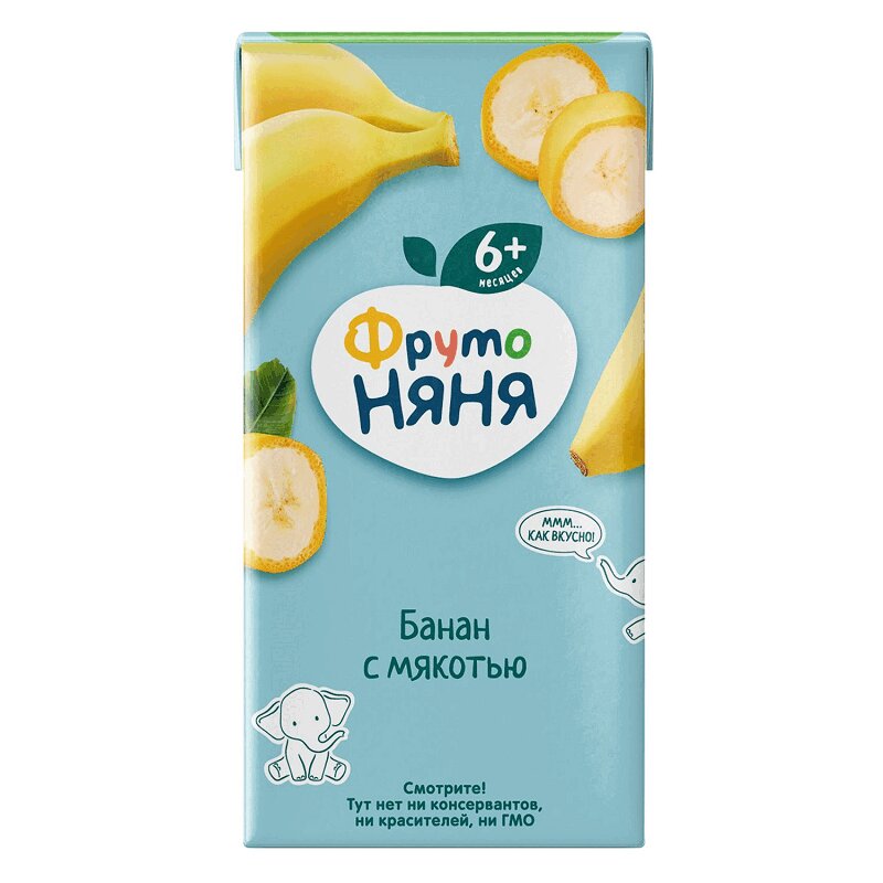 

ФрутоНяня Нектар с мякотью Банан 0,2л