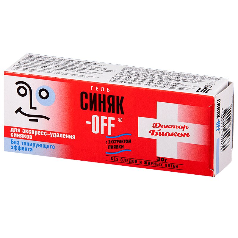 Изображение товара Гель Доктор Биокон Синяк-Офф 30 г для наружного применения