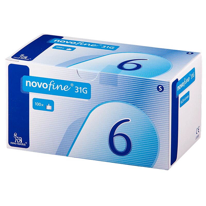 

Новофайн Иглы 31G 0,25х6мм 100 шт