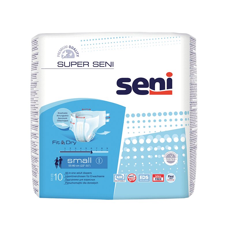 

Seni Супер Аир Подгузники р.S 10 шт