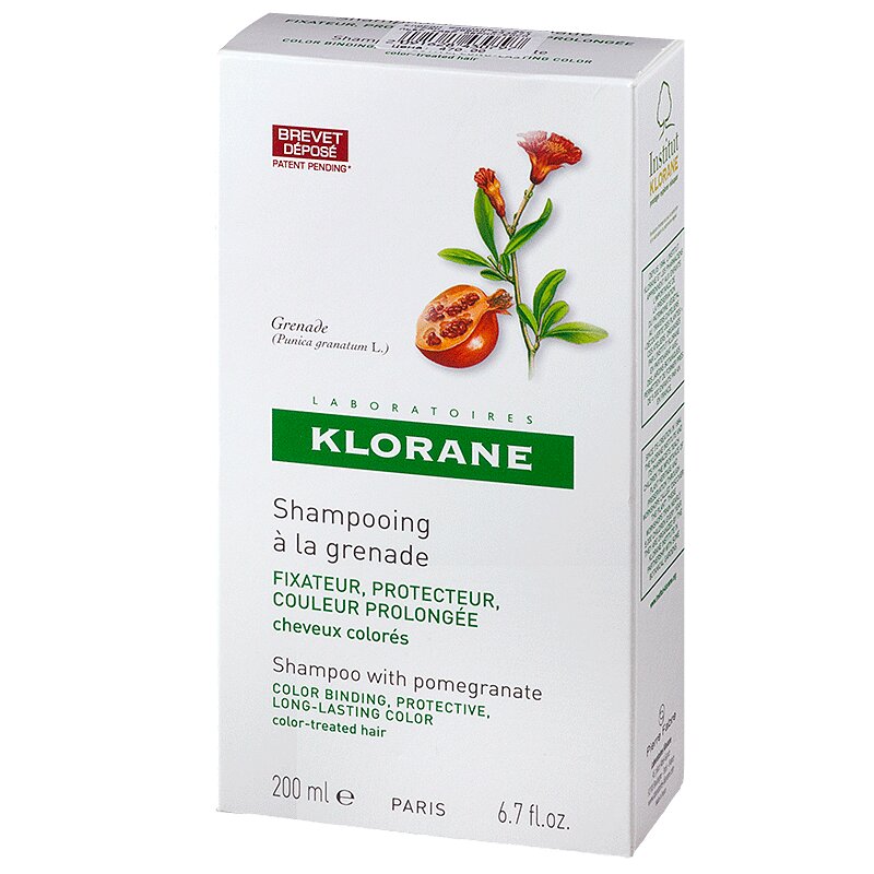 

Klorane Шампунь-сублиматор с гранатом 200 мл