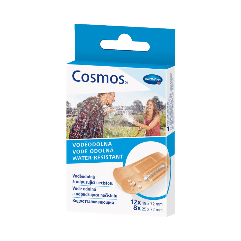 

Cosmos Water-Resistant Пластырь влагостойкий Набор 20 шт