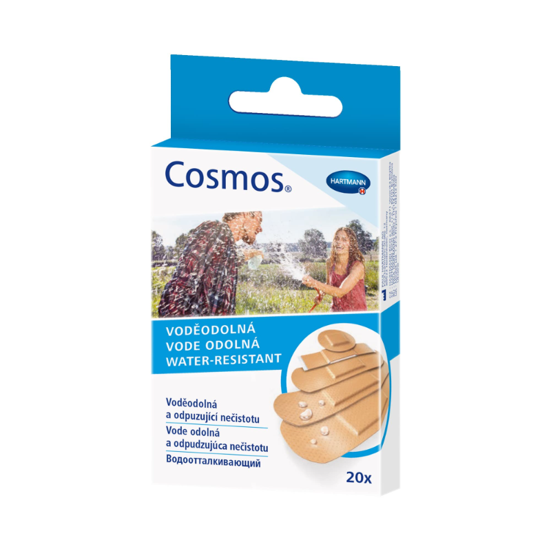 

Cosmos Water-Resistant Пластырь влагостойкий Набор 20 шт