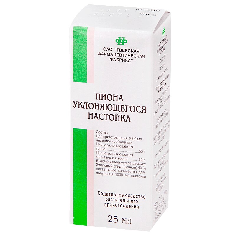 

Пиона уклоняющегося настойка 25 мл