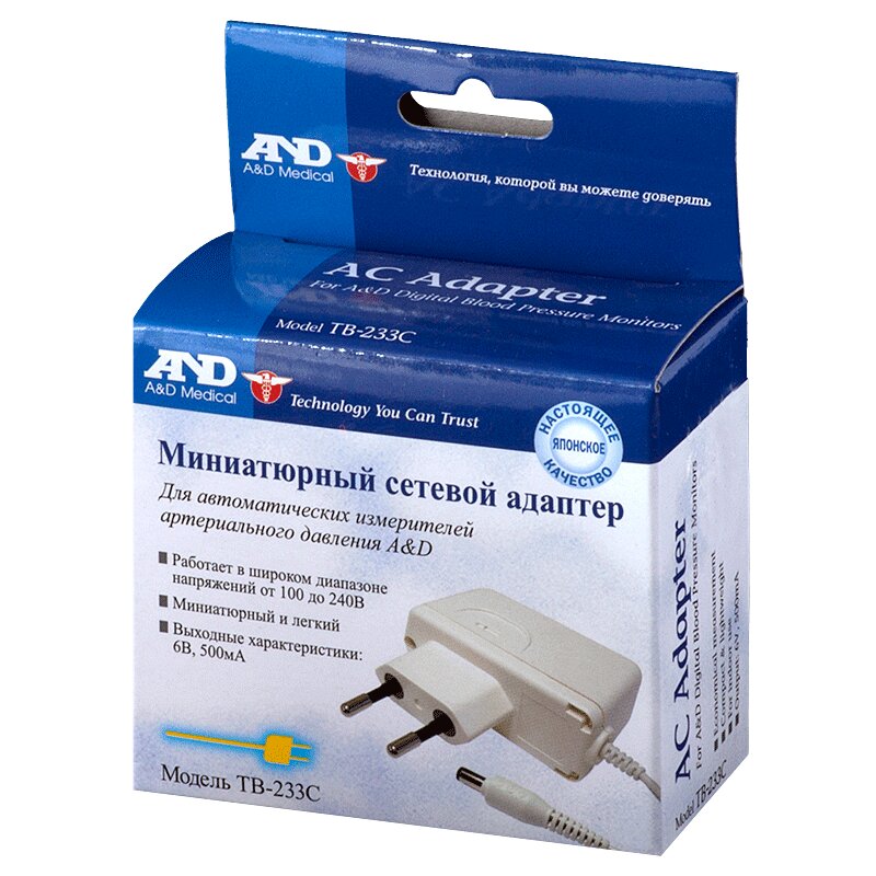 AND Адаптер сетевой A&D ТВ-233С адаптер для перфоратора rennbohr sds max power 610001