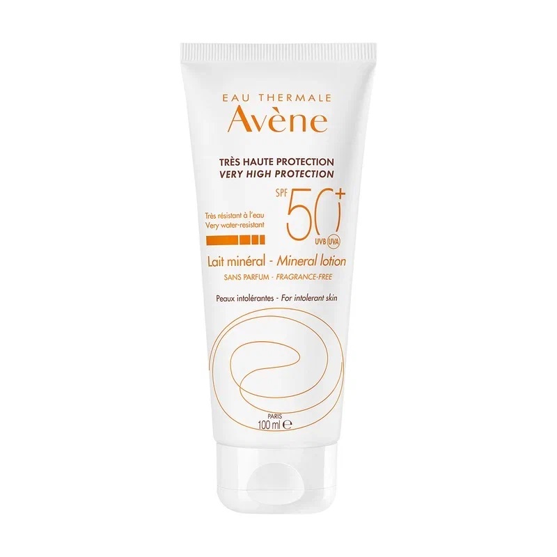 Avene Сан Молочко SPF50 c минеральным экраном 100 мл солнцезащитное молочко deoproce