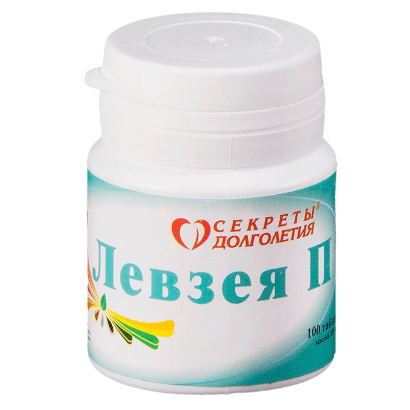 Изображение товара Левзея П таблетки 0.205 г 100 шт натуральная БАД Россия