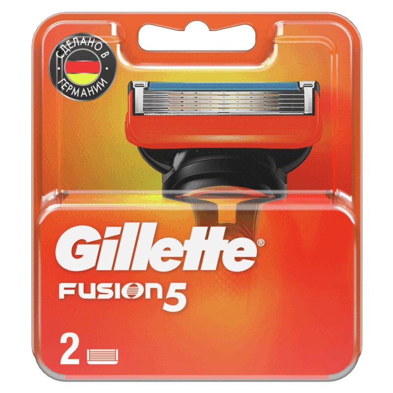 Gillette Фьюжн Кассеты для бритвенного станка 2 шт gillette 4 в 1 точный триммер бритва и стайлер 1 кассета с 5 лезвиями styler