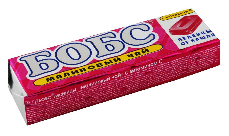 

Бобс леденцы малина 35 г