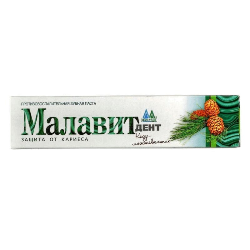 

Малавит Дент Зубная паста Кедр-Можжевельник 70 г