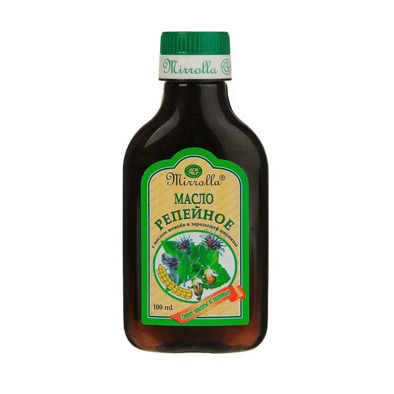 

Mirrolla Репейное масло с маслом жожоба и зародышей пшеницы 100 мл