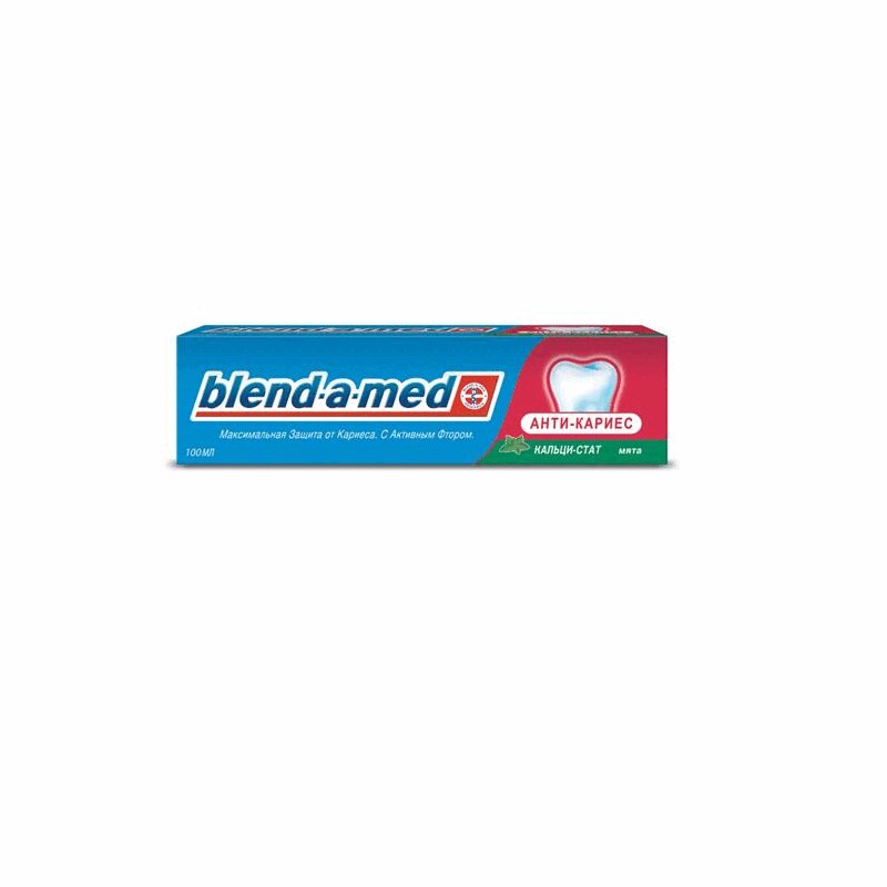 Зубная паста Blend-a-med Кальци-Стат свежая мята 100 мл. r o c s pro зубная паста свежая мята 135 гр