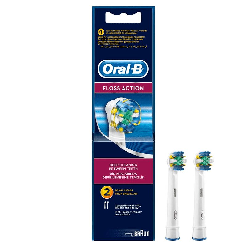 

Oral-B Флосс Экшн Насадка д/эл.зубной щетки 2 шт