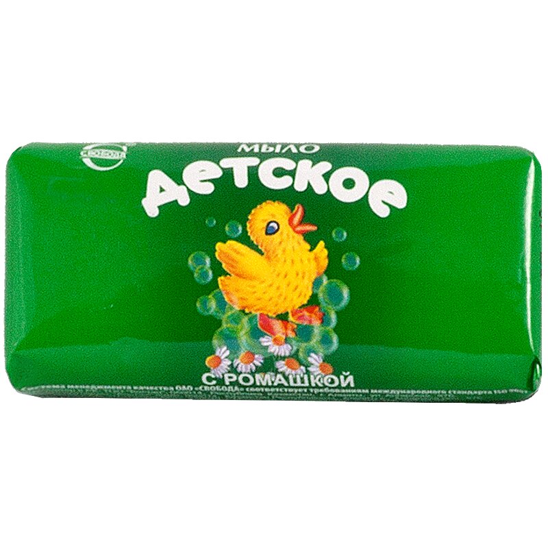 

Мыло туалетное "Детское" с экстрактом ромашки 100гр