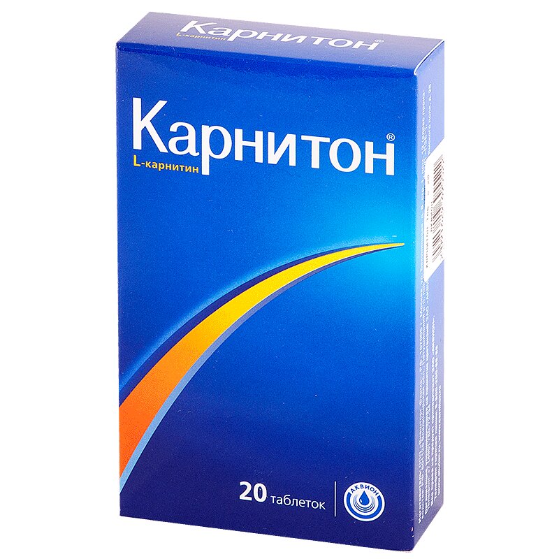 Изображение товара Карнитон таблетки L-карнитин и витамин В 20 шт для энергии и восстановления