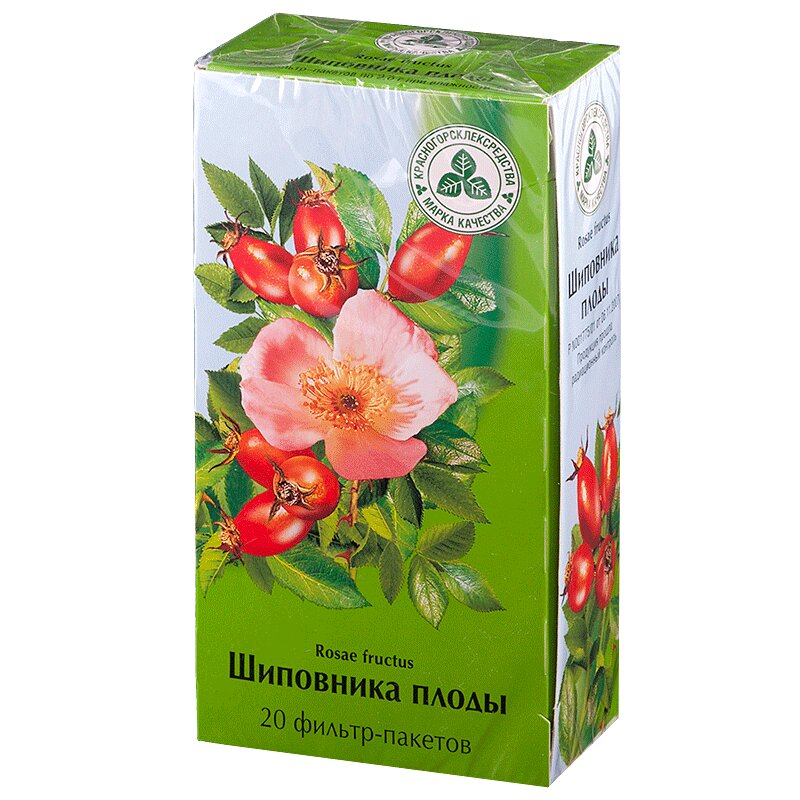 

Шиповника плоды фильтр-пакеты 2 г 20 шт