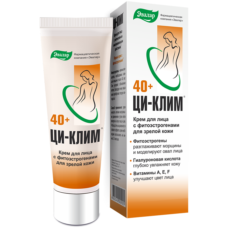 Изображение товара Ци-Клим крем для лица от Эвалар 50 мл - помощь в период менопаузы