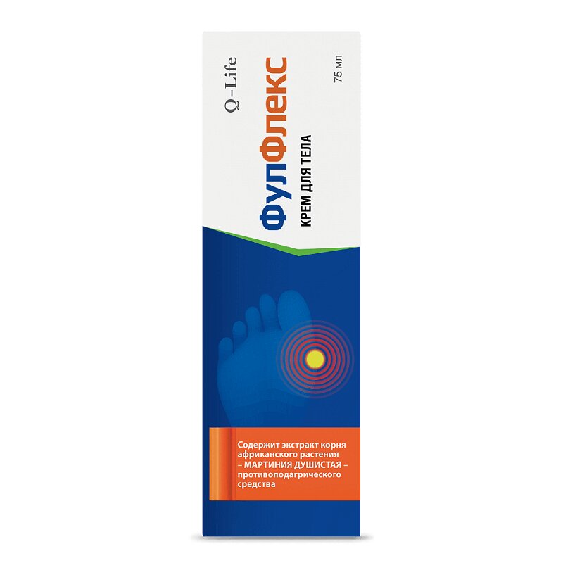 Изображение товара ФулФлекс крем для тела с экстрактом мартинии душистой 75 мл