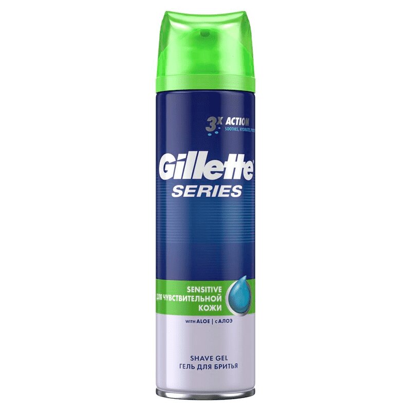 

Gillette Сириес Гель для бритья для чувствительной кожи для мужчин 200 мл