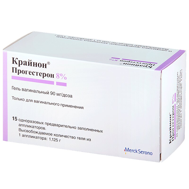 Изображение товара Крайнон 90 мг вагинальный гель для поддержки беременности и гормональной терапии