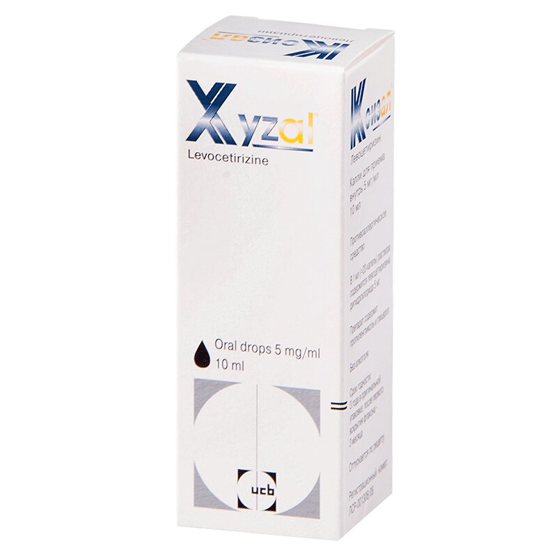 Изображение товара Ксизал 5 мг/мл капли для приема внутрь 10 мл для аллергии